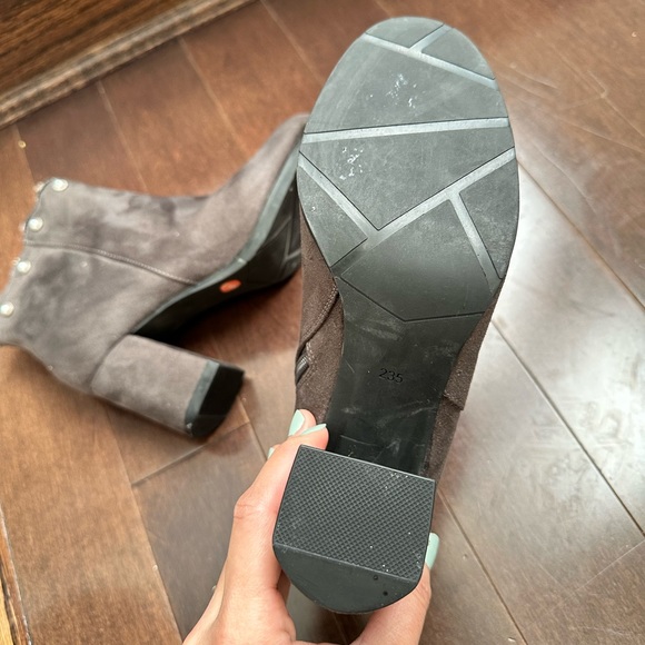 Women’s Ankle Boots with Square Chunky Heels, Size US 7 = 23.5cm - Picture 9 of 11